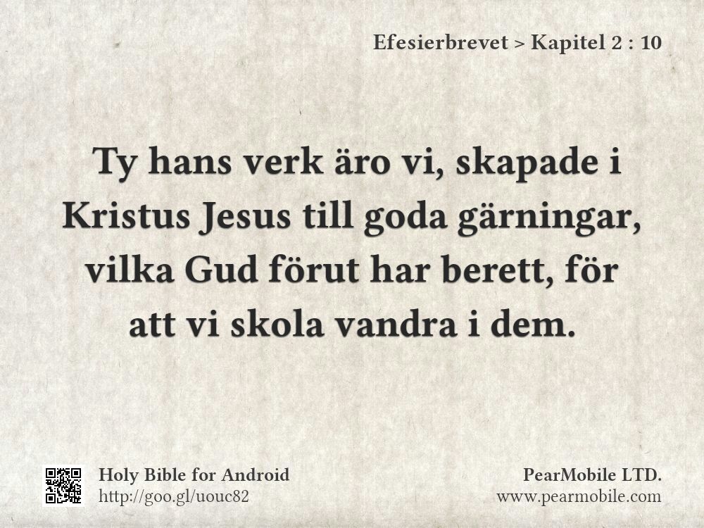 Efesierbrevet, Kapitel 2:10